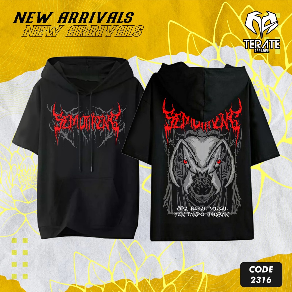 T-SHIRT HOODIE PSHT T-SHIRT HOODIE TERATE T-SHIRT HOODIE SEMUT IRENG MERAH