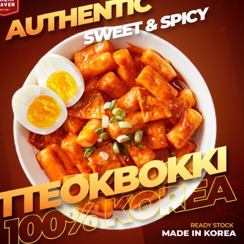 

♣ 400g Tteokbokki import Korea Frozen + Saus Asli Korea Makanan Korea Korean Food Topoki Tokpoki Tokpokki Tteokpokki Instant Halal tteokpokki tteokpoki tokboki ❅