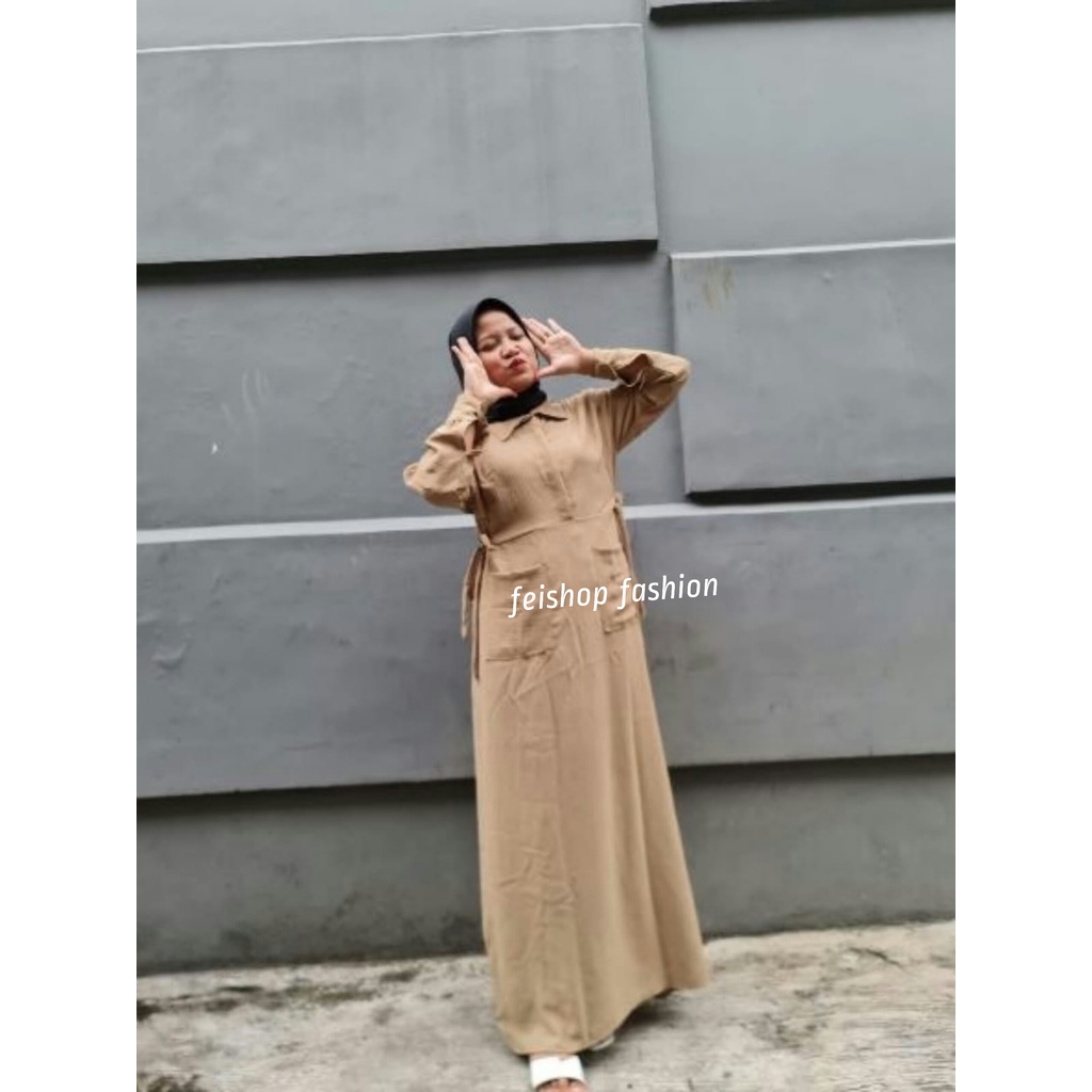 SELA DRESS GAMIS CRINKLE AIRFLOW