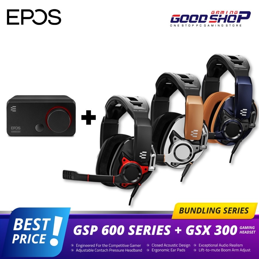 EPOS Bundling GSP 600, 601, 602 + GSX300 Bundling Series