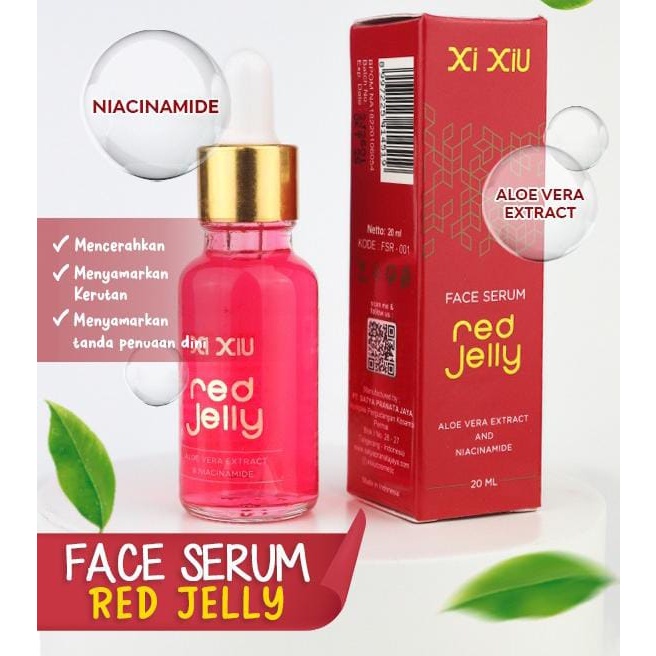 XI XIU FACE SERUM RED JELLY // SERUM WAJAH BPOM