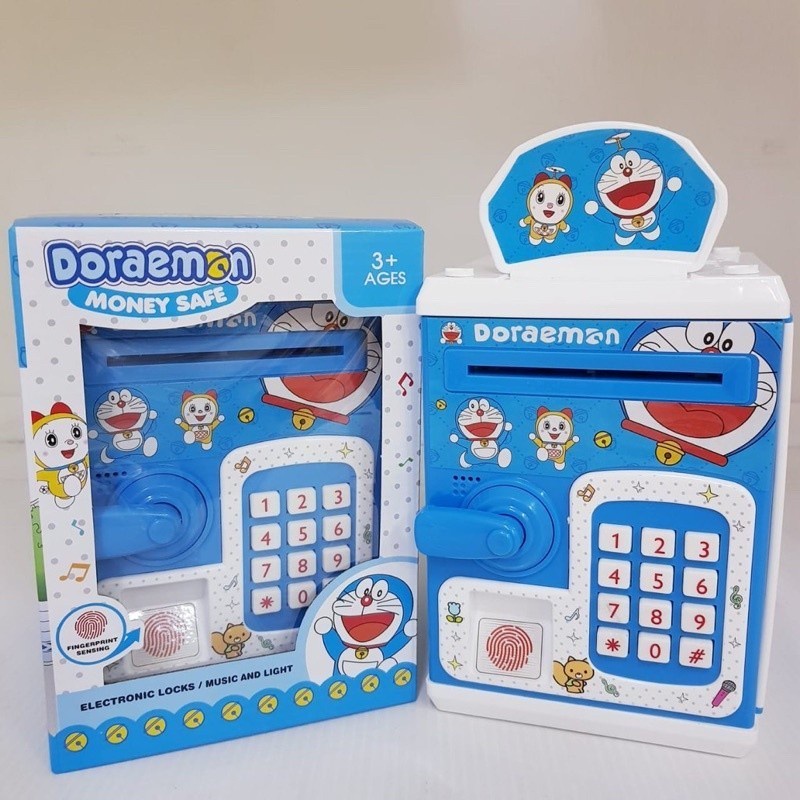 CELENGAN BRANKAS KOPER KARAKTER SAVING BOX HELLO KITTY DORAEMON