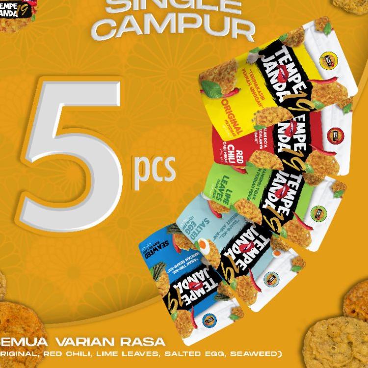 

✻ Snack Keripik Tempe Janda19 Paket Single Campur (Isi 500gr) ♂