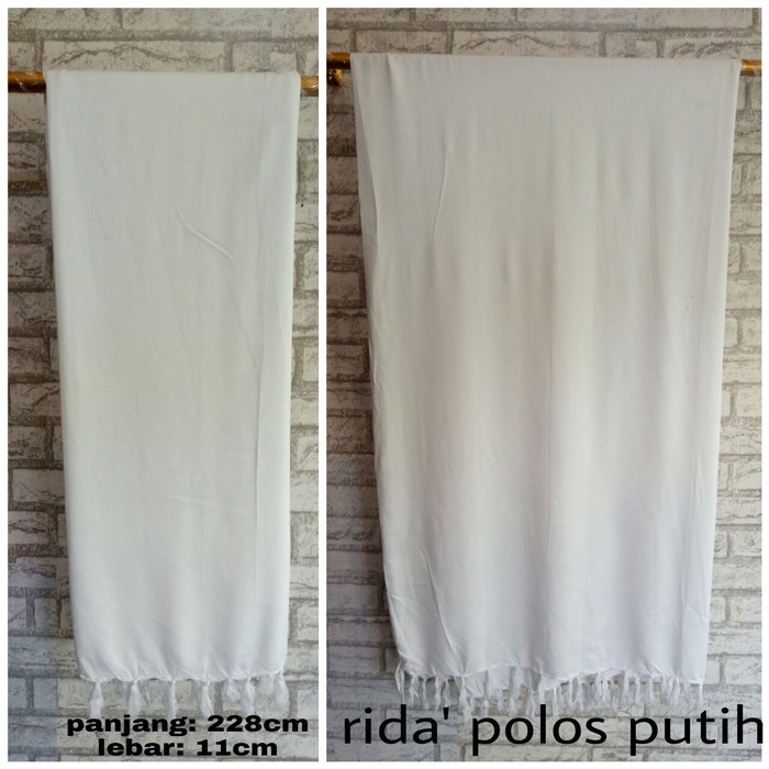 Sorban sorban/Rida solo putih polos(O7C4) sorban polos biru sorban polos rida Best Seller Sorban Mot