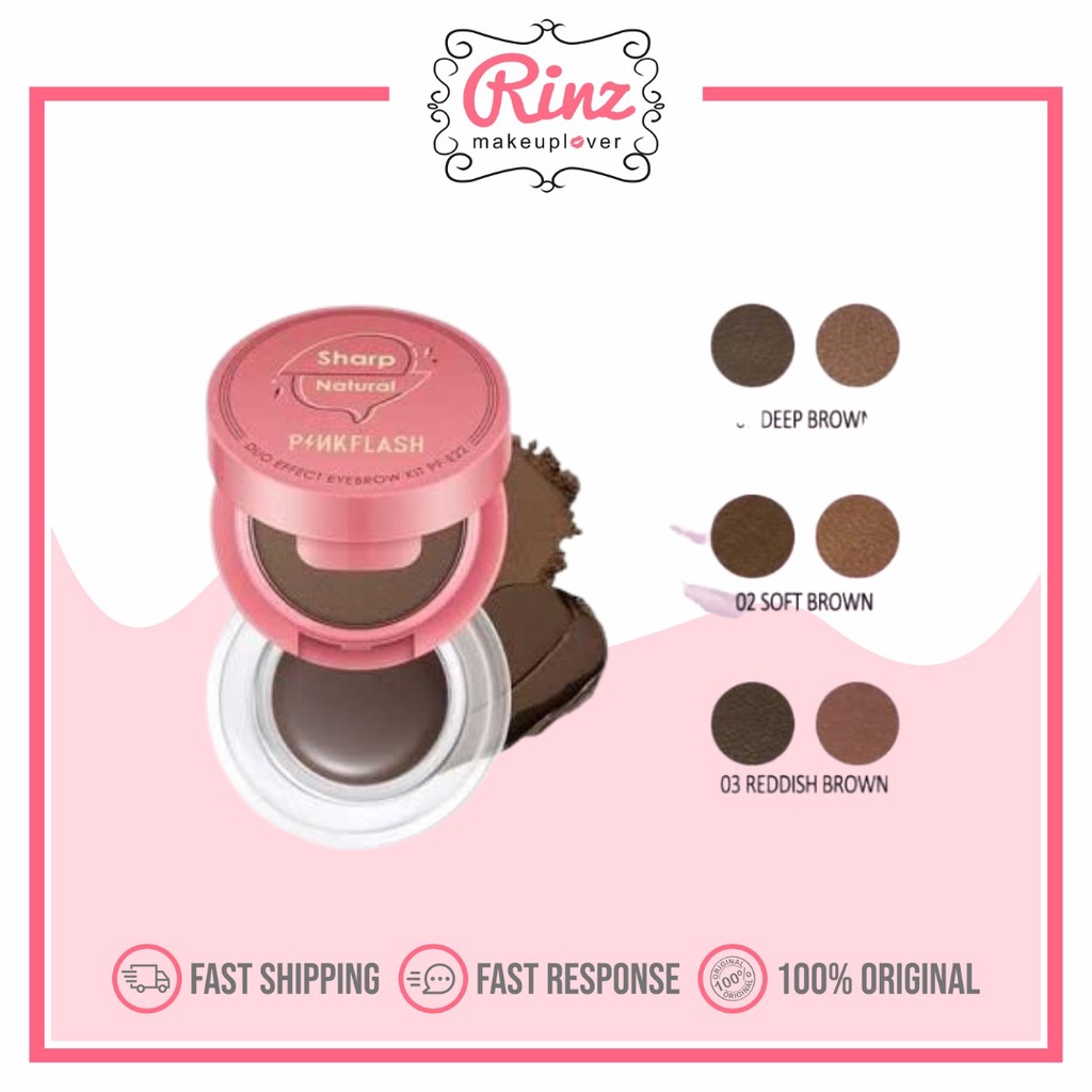 PINKFLASH 2IN1 Eyebrow Cream &amp; Powder