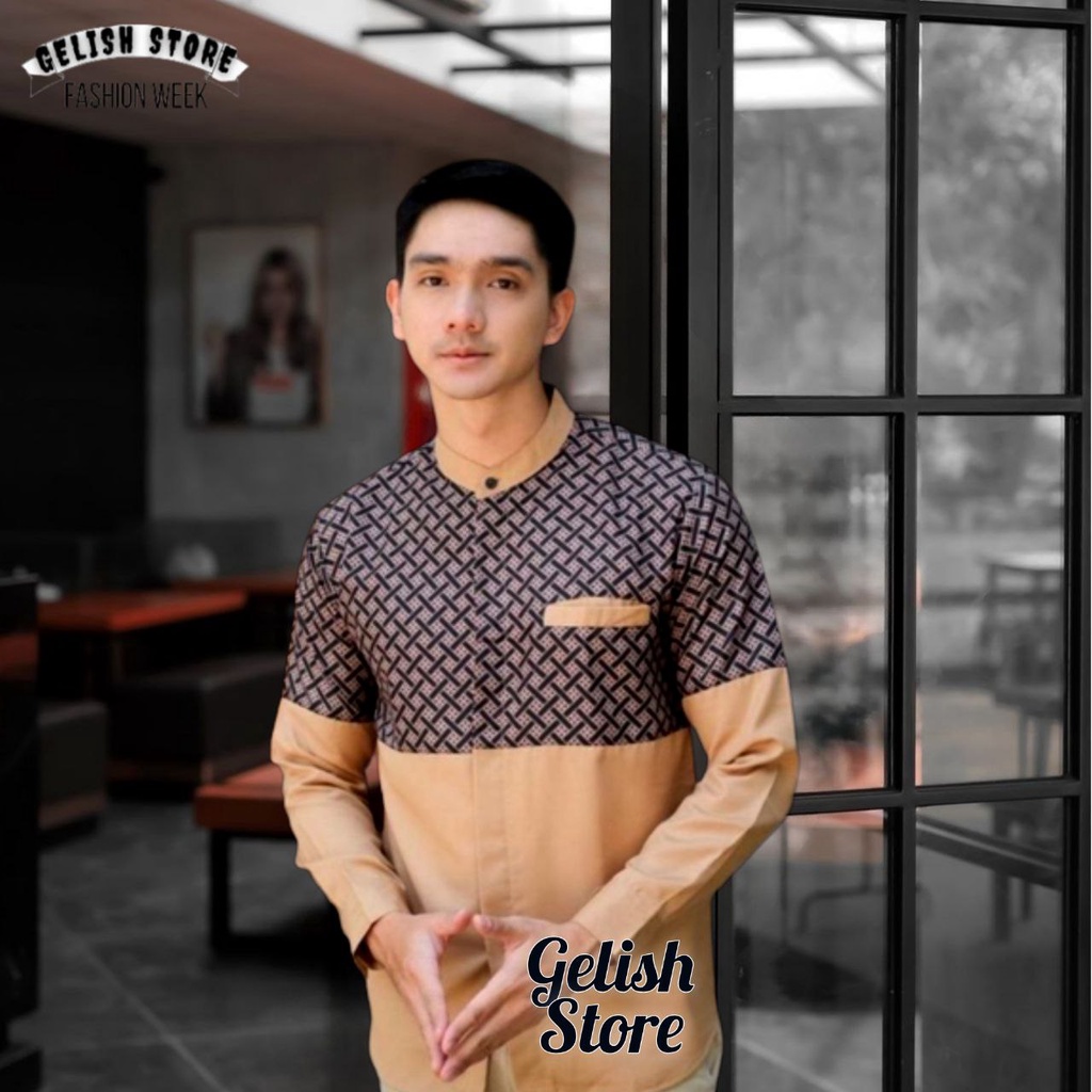 [Terlaris]Baju Koko Kurta Dewasa Lengan Panjang Material Catton Adem Serap Keringat