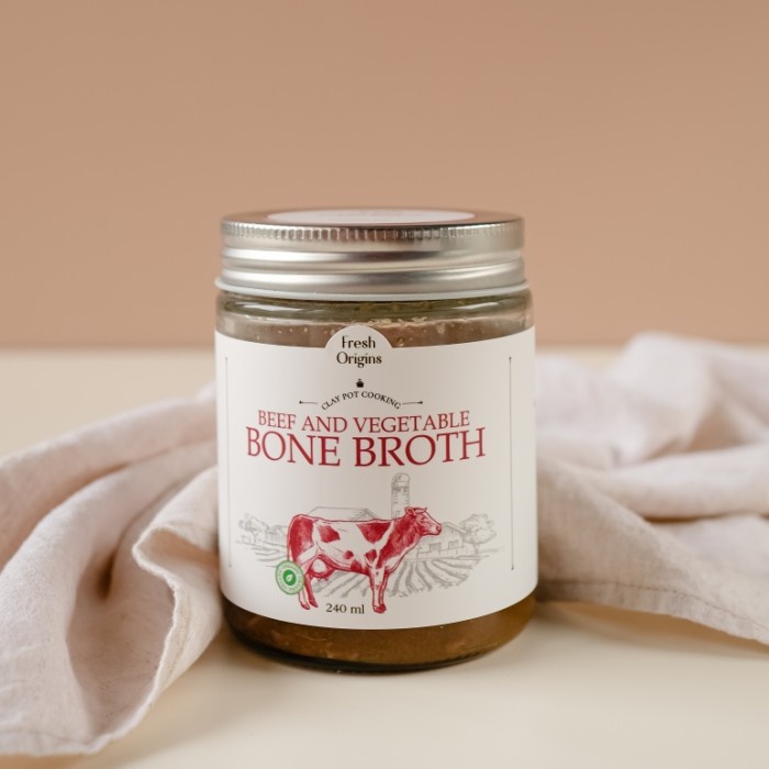 

Organic Beef & Vegetable Bone Broth Kaldu Sapi Premium Organik