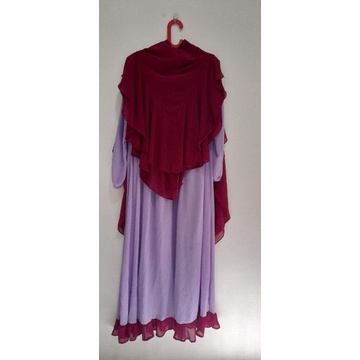 preloved set gamis syari cantik