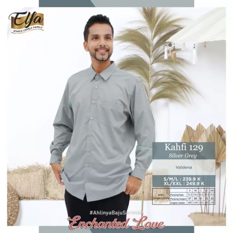 Koko KAHFI 129 warna Silver Grey by Ethica / Koko Dewasa / Baju Koko Original Ethica / Baju Koko Dew