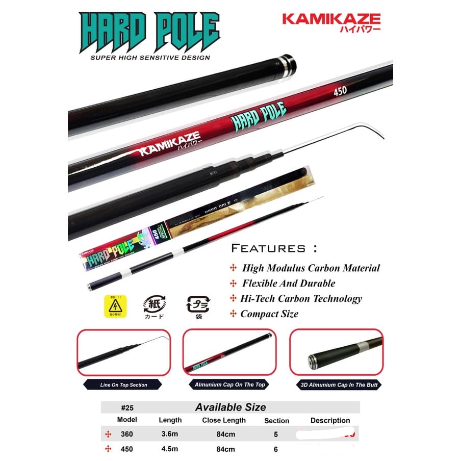 Joran Tegek Kamikaze Hard Pole 360 | 450