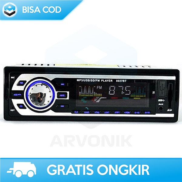 TAPE MOBIL BLUETOOTH RADIO FM USB SD CARD CAR MP3 PLAYER MULTIFUNGSI