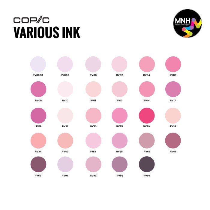 

Refill Spidol Copic Vrs Red Violet Series RV14