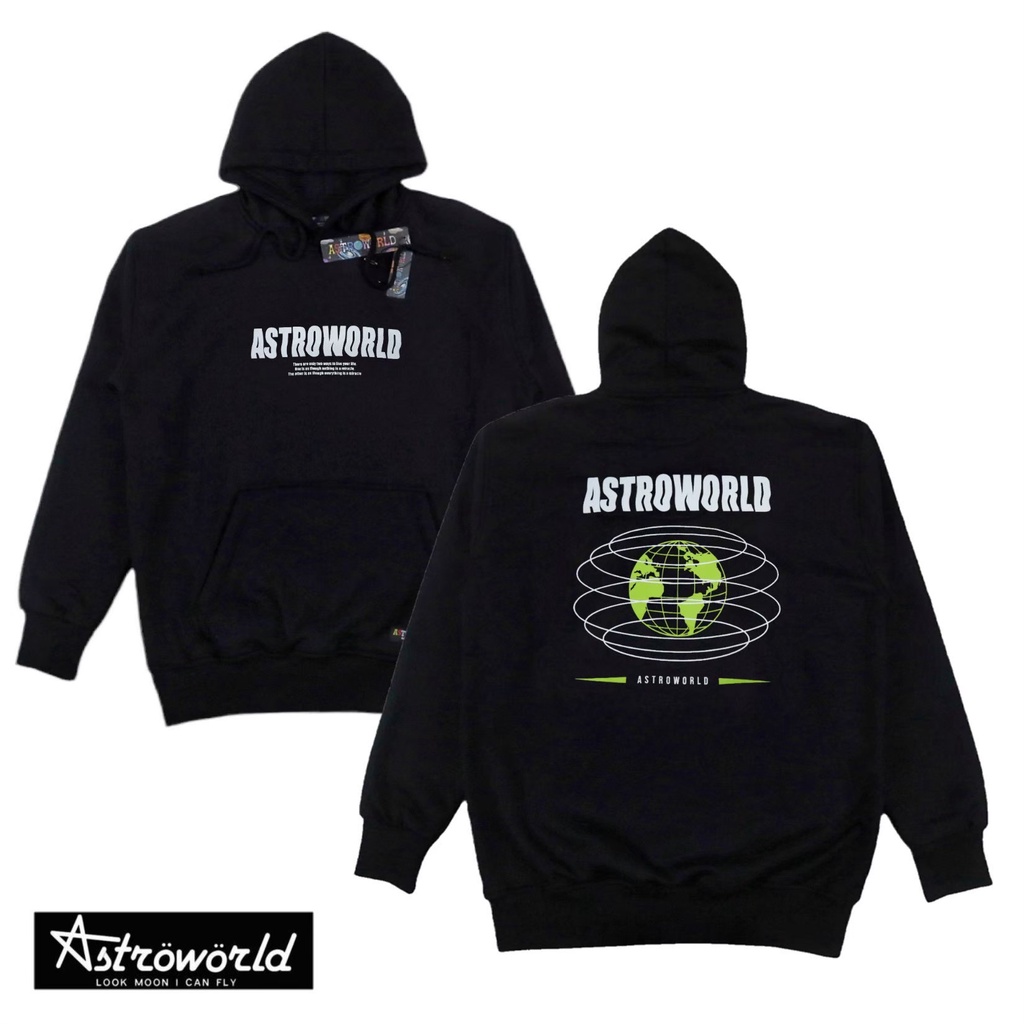 Sweater hoodie Astroworld globe / hoodie pria wanita distro / hoodie unisex / jaket hoodie ast-08