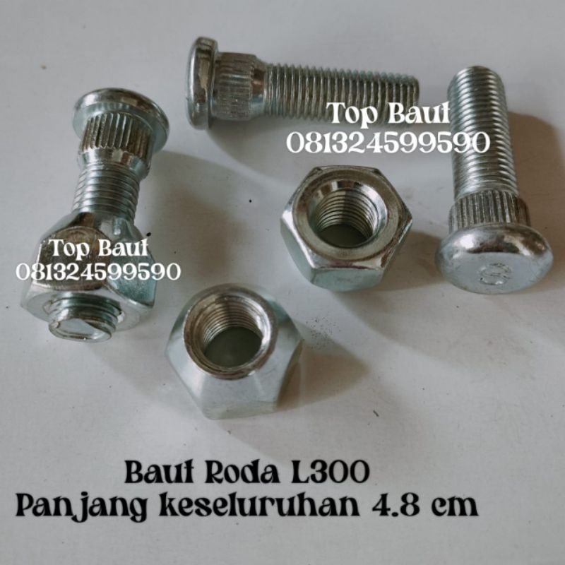 MINIMAL ORDER 10 PCS baut roda L300 baut mur roda L300