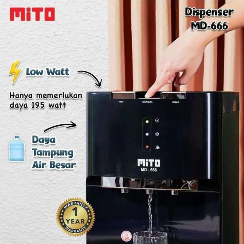 MITO Dispenser MD 666 BOTTOM LOADING HOT &amp; COLD NEW PRODUK!!!