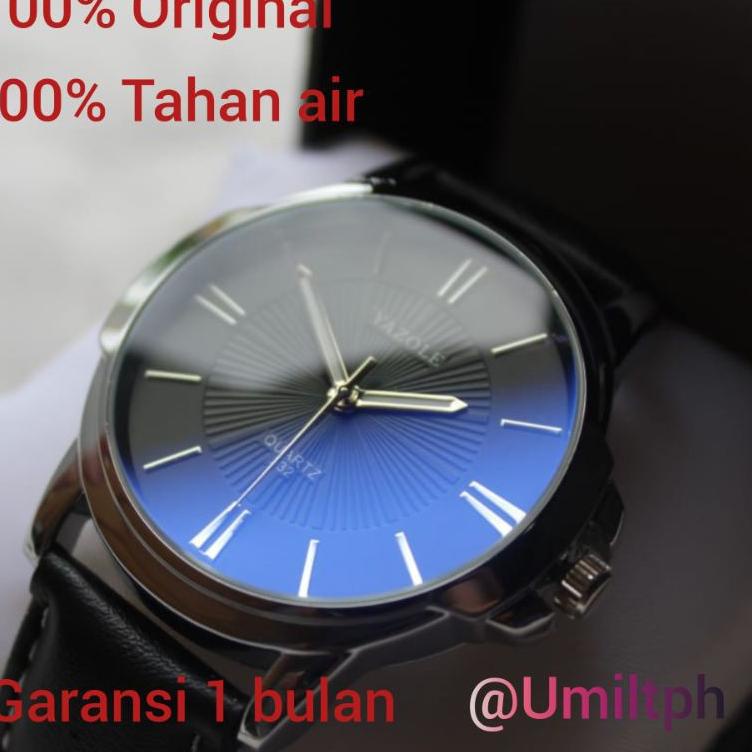 [ART. 6999] jam tangan pria yazole original yazole 332 ori tahan air 30M tahan baret tahan api JAM D