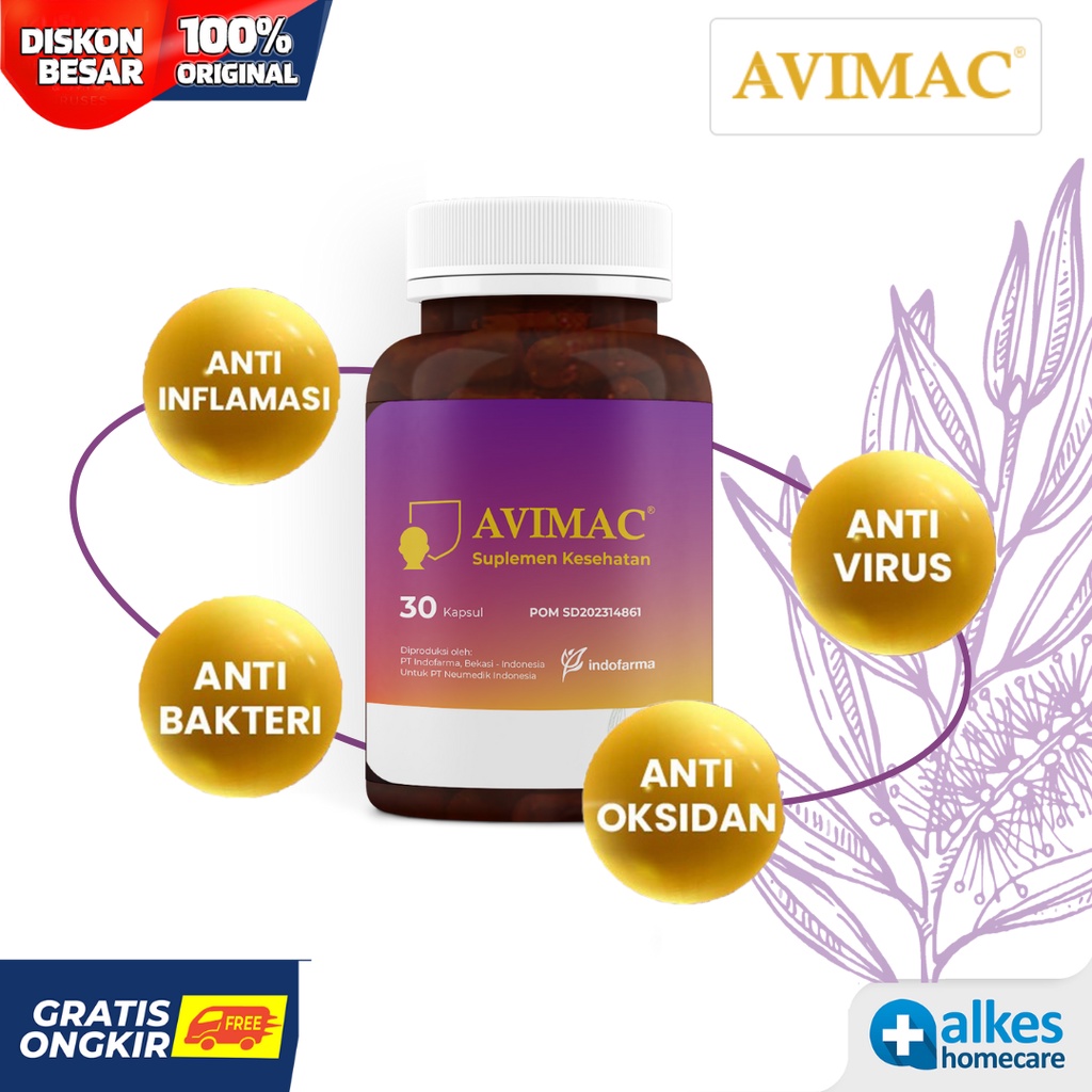Suplemen Daya Tahan Tubuh Avimac