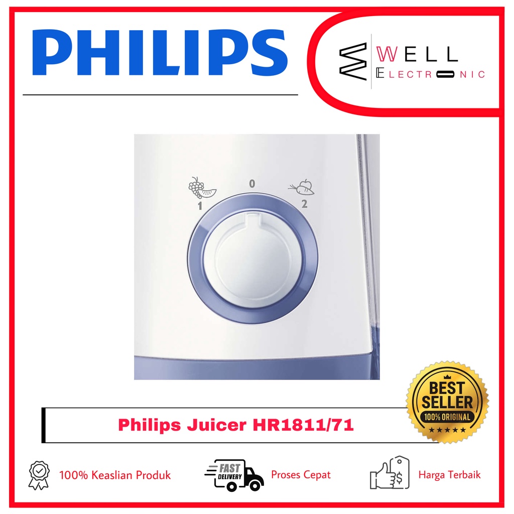 PHILIPS HR1811/71 Daily Collection Juicer Extractor HR 1811