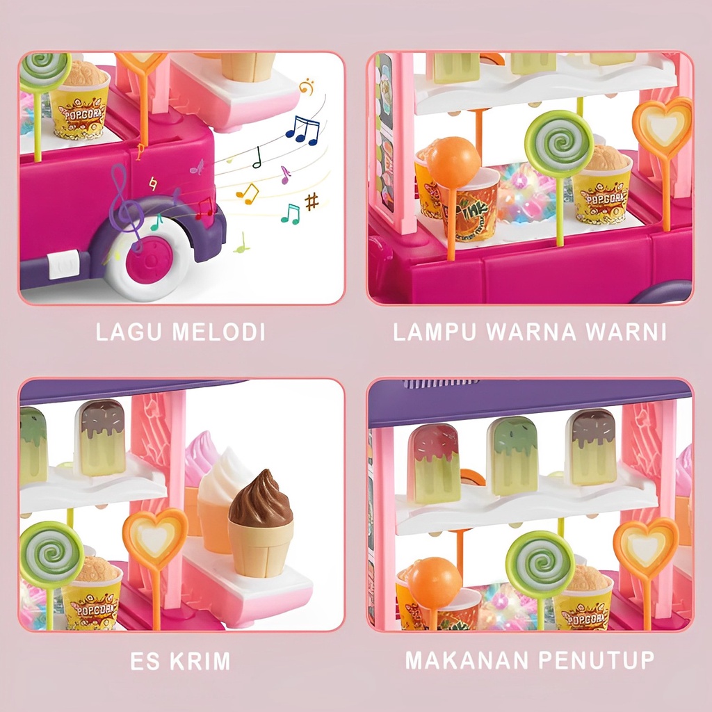 Candy Bus 2in1 Permen &amp; Es Krim | Mainan Anak Perempuan Mobil Jualan Terbaru 2023