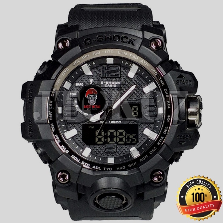 Jam Tangan Pria KOPASSUS TNI BARET MERAH Keren Terbaru Premium 02