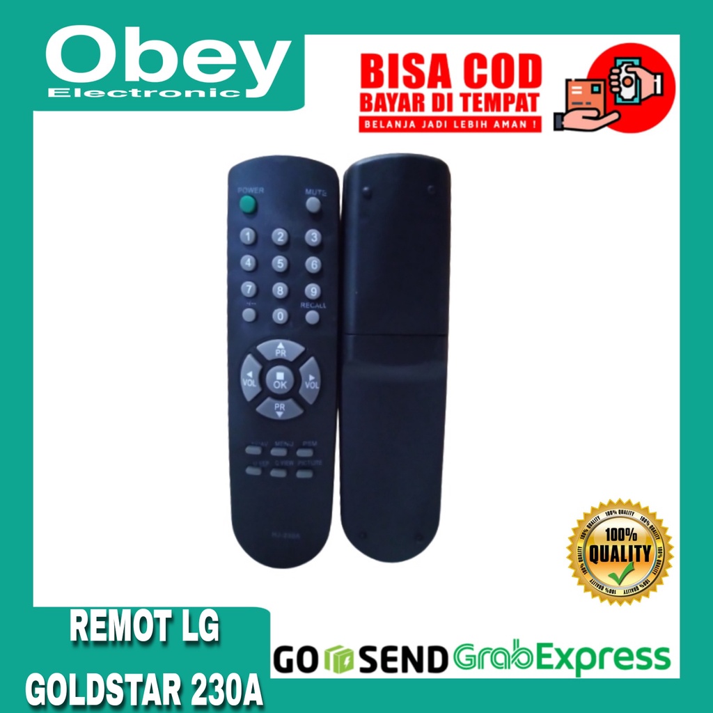 Remot TV Goldstar Tabung 105-230A