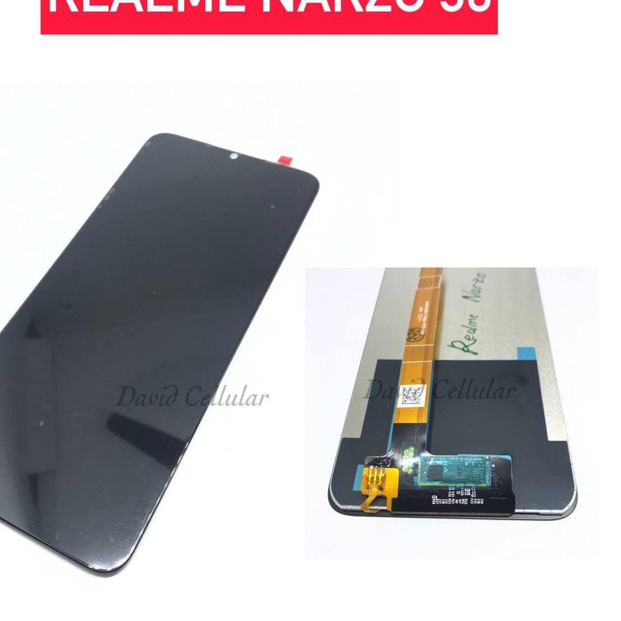 ✩ LCD TOUCHSCREEN REALME NARZO 30A FULLSET ➧