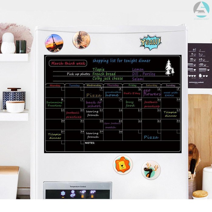 

Terlaris Qa791 Ready Stock Magnetic Dry Erase Board Calendar Whiteboard Refrige