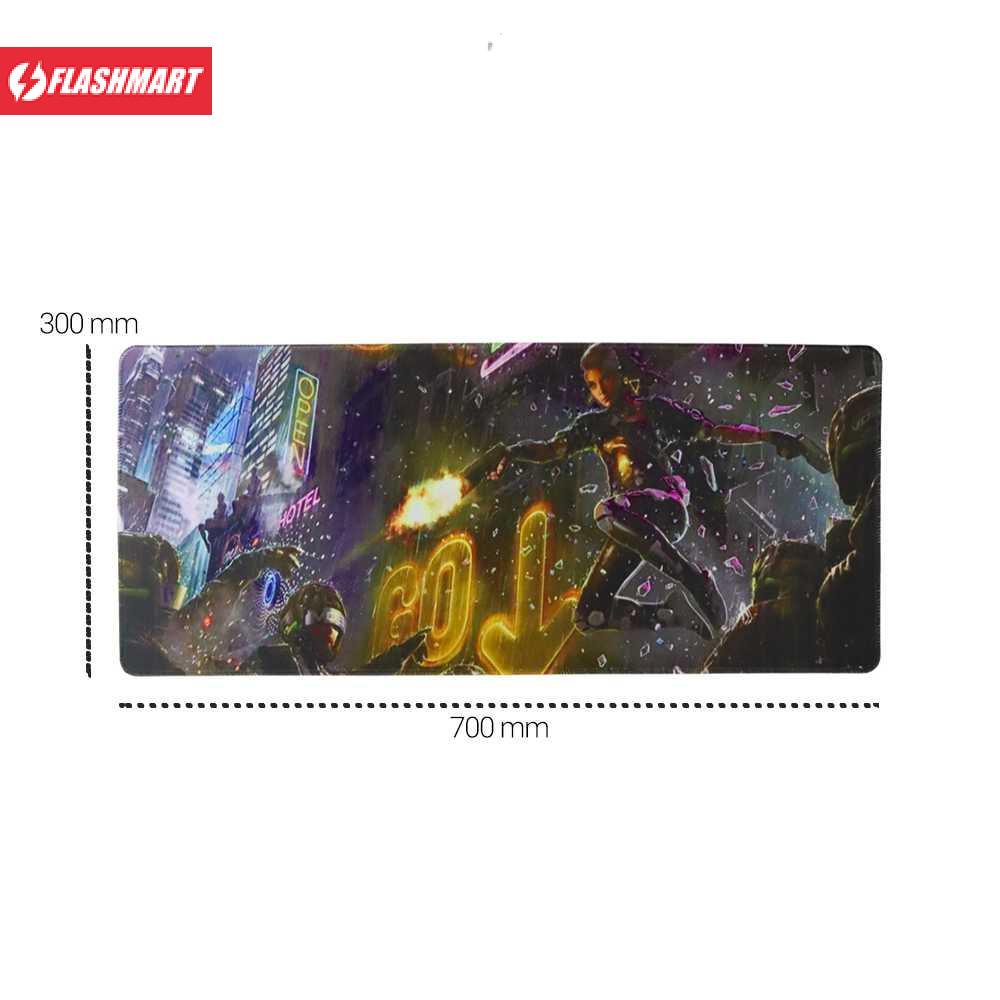 Flashmart Gaming Mouse Pad XL Desk Mat 700 x 300 x 2 mm - RO35