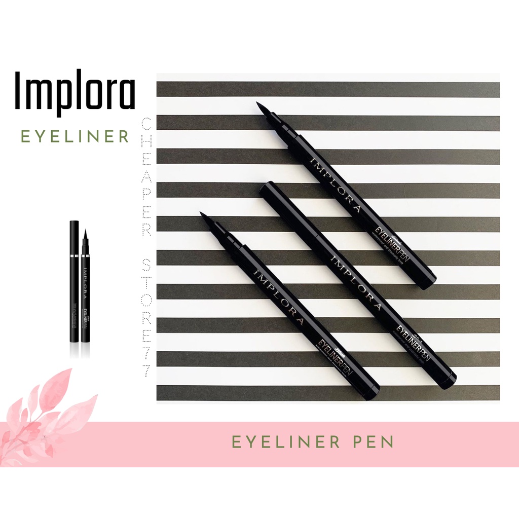 IMPLORA - EYE LINER PEN 1.7 GR &amp; MASKARA 3.8 GR