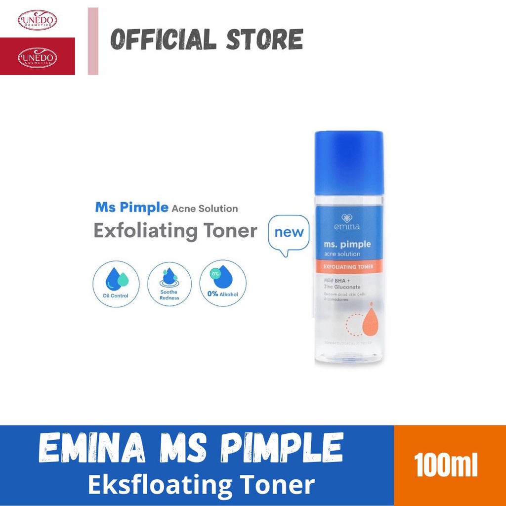 Emina Ms. Pimple Acne Solution Eksfloliating Toner