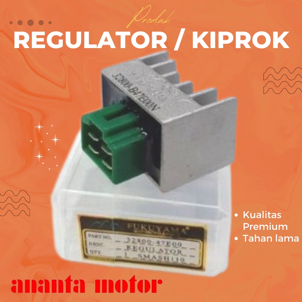 FUKUYAMA REGULATOR / KIPROK SMASH SHOGUN 110 SHOGUN 125 FUKUYAMA