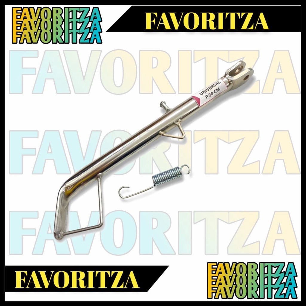 STANDAR SAMPING RX KING STANDAR SAMPING CHROME RX KING RING 18 PANJANG 30 CM KUALITAS TEBAL PNP UNIV