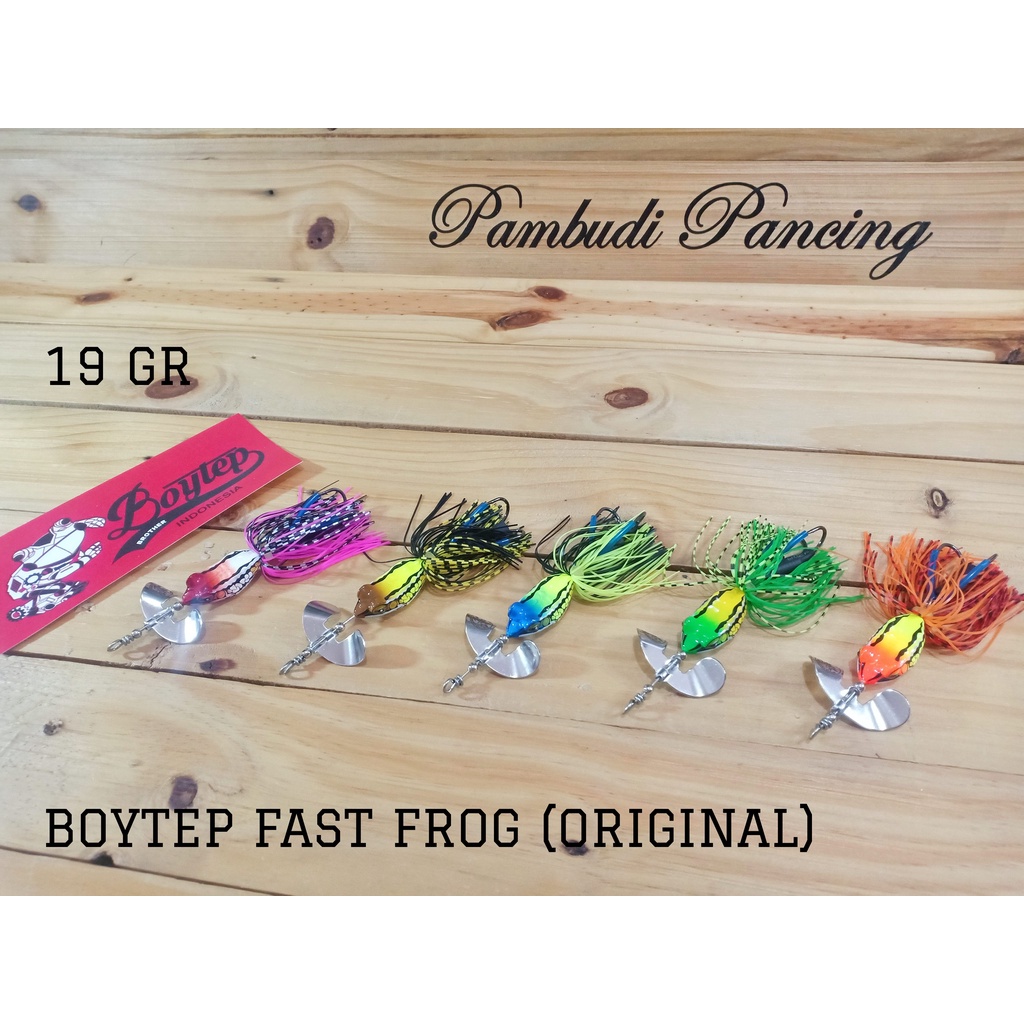 BOYTEP Original | Umpan Casting BOYTEP FAST FROG 19gr Slater Lure Bait