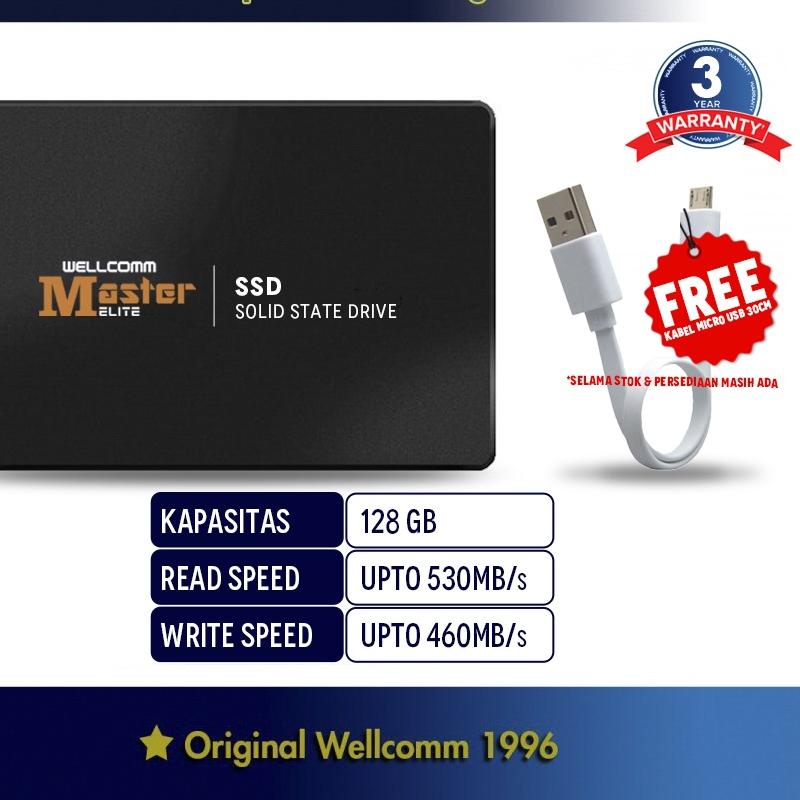 ➪ Wellcomm ELITE SSD 128 GB SATA III 2.5" / SSD Murah / SSD 128GB ➣