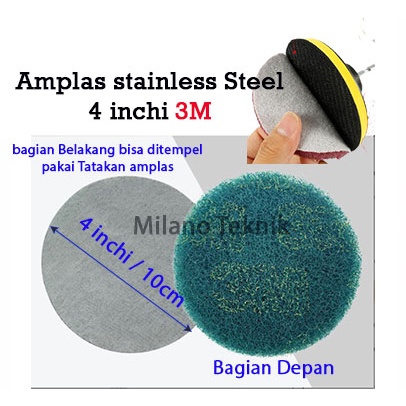 Spon Kasar Amplas Stainless Lembaran