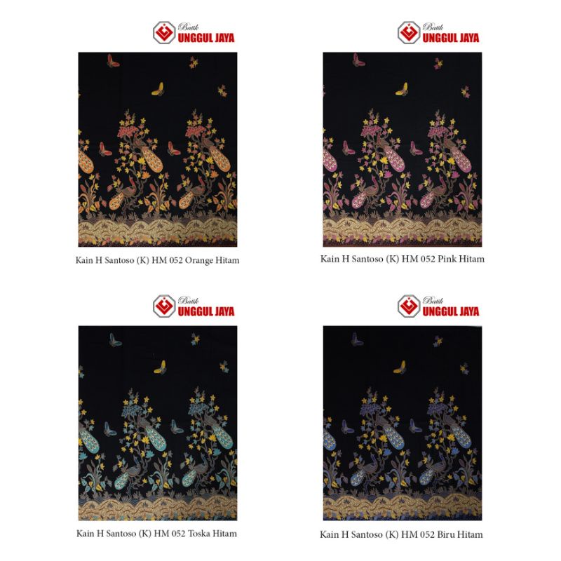 KAIN  BATIK UNGGUL JAYA HITAM MANIS 052//UNGGUL JAYA PRIMISIMA