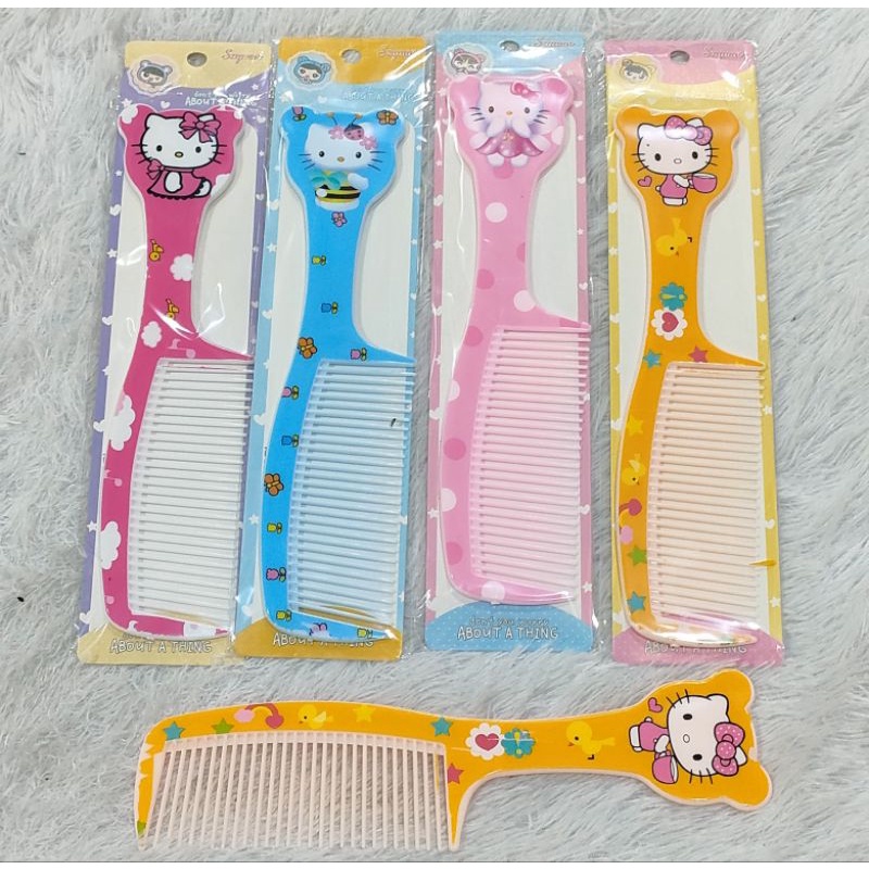 sisir karakter Boneka gagang / Bts / Doraemon/ hello Kitty