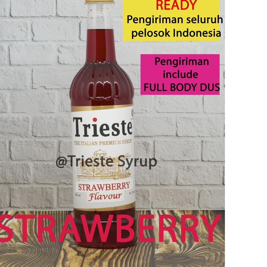 

➭ TRIESTE SYRUP STRAWBERRY ▲