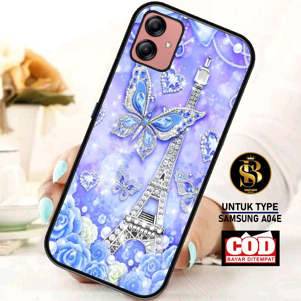 Sinar Baru Case Samsung Galaxy A04E Terbaru [ MOtif Kupu] Softcase Samsung - Hardcase Samsung - Casi