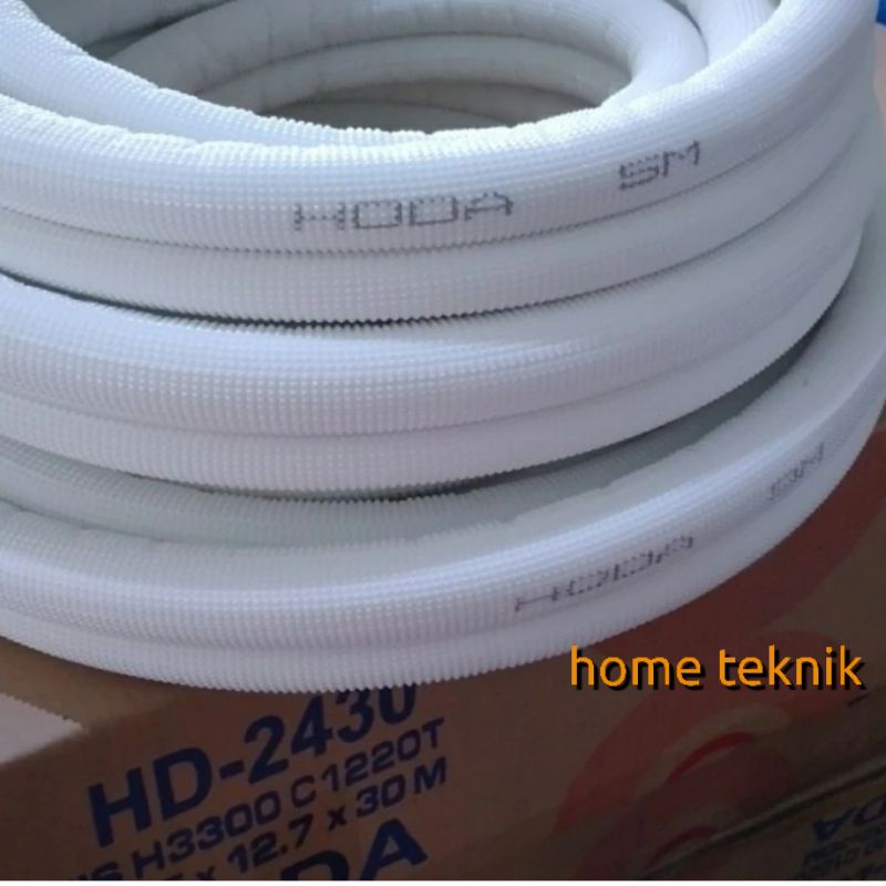 Pipa ac 1.5pk - 2pk HODA 1/4 × 1/2 meteran pesan 1=1meter original HODA