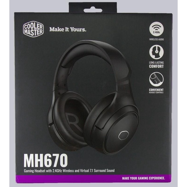 Cooler Master MH670 / MH-670 Gaming Headset Headphone 7.1 Surround