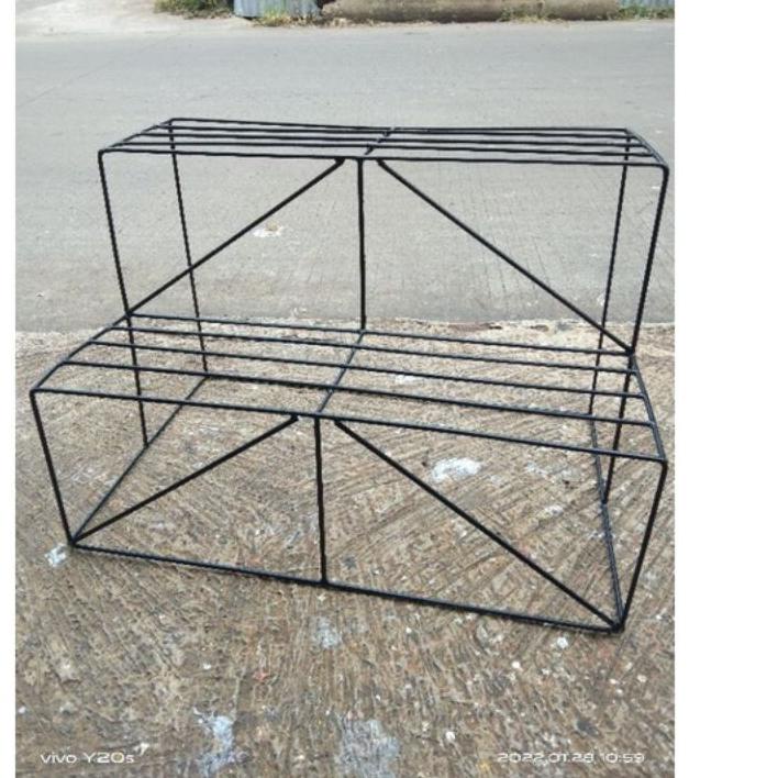 ← standing pot minimalis/standing pot tingkat 2susun/ standing pot besi ✰