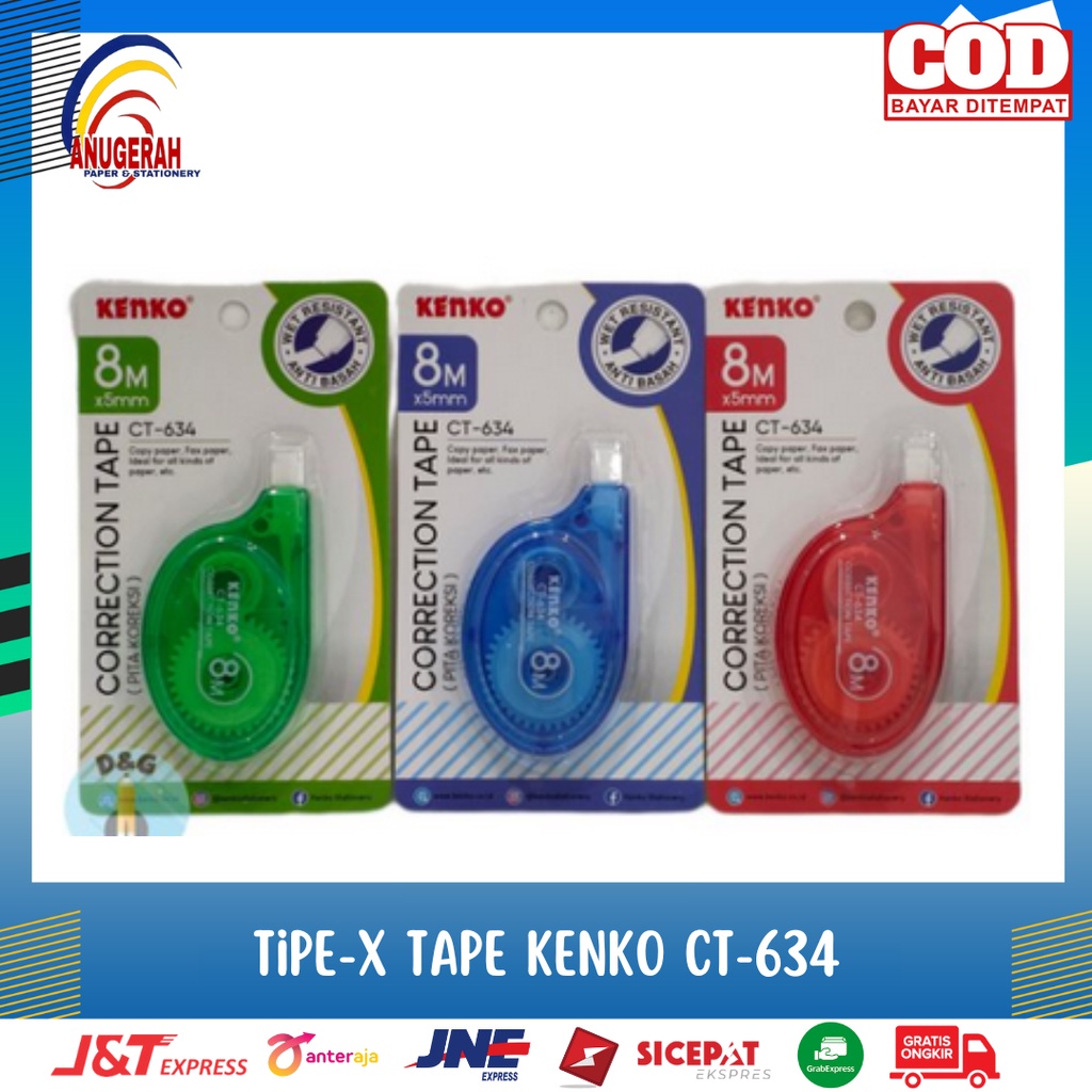 

KENKO CT-634 CORR TAPE (PCS)
