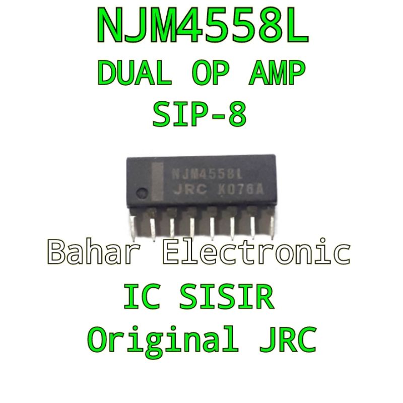 IC 4558 NJM4558L SISIR SIP-8 Original JRC