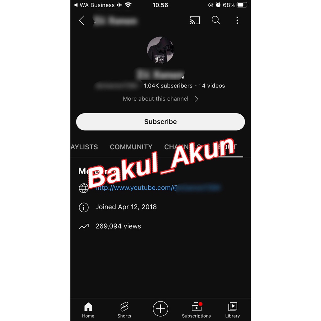 Akun Youtube 1000 Subscriber akun youtube sudah monet akunyoutube tua lawas paket monetisasi 1000 su
