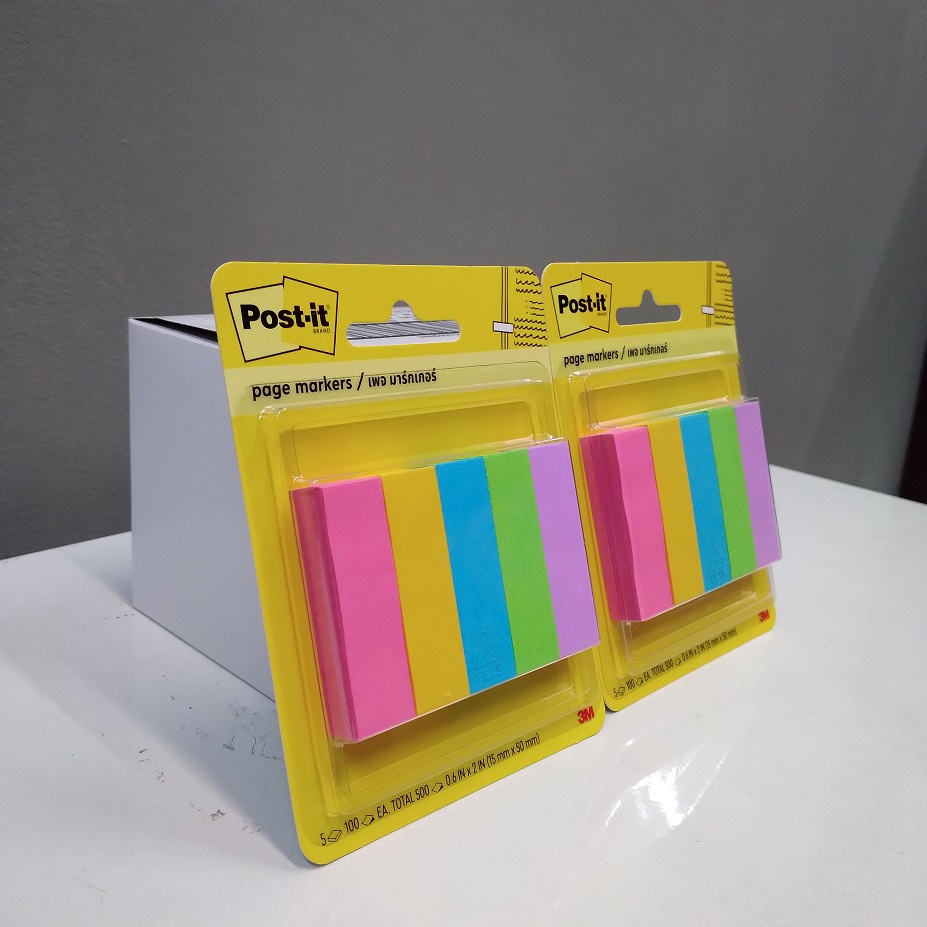 

RB 3M Post It 670-5ASST Page Marker 15mm x 50mm BL TH/EN