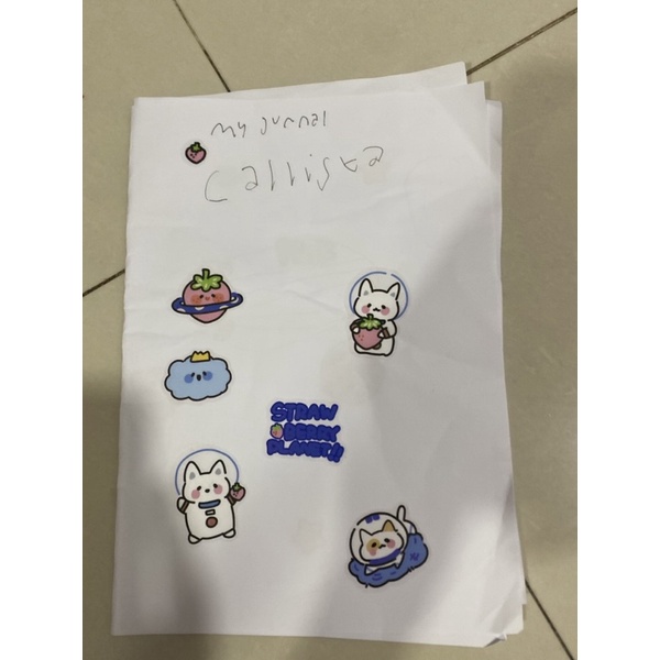 

Buku jurnal dan Drawing Book Buatan Anak