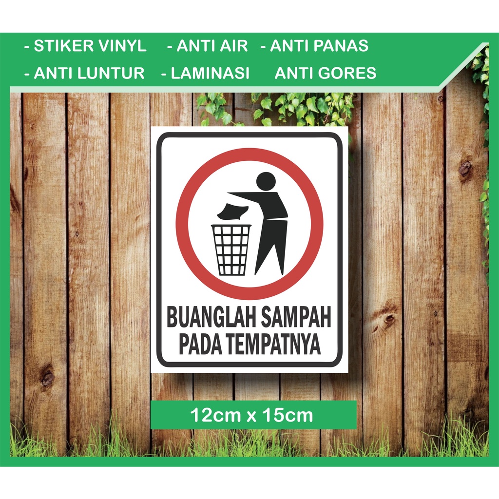 

STIKER TEMPAT SAMPAH