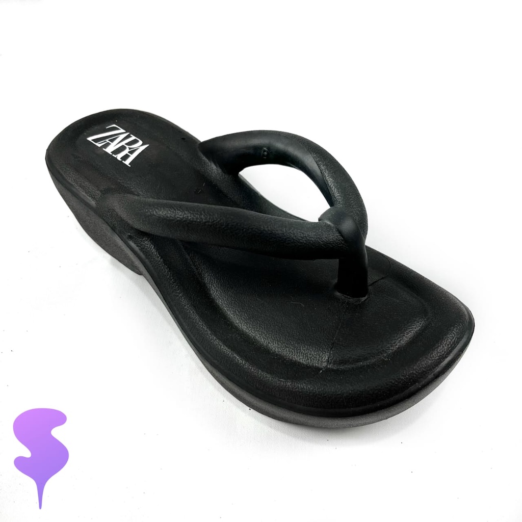 Sandal Wedges Zara Sandal Wanita