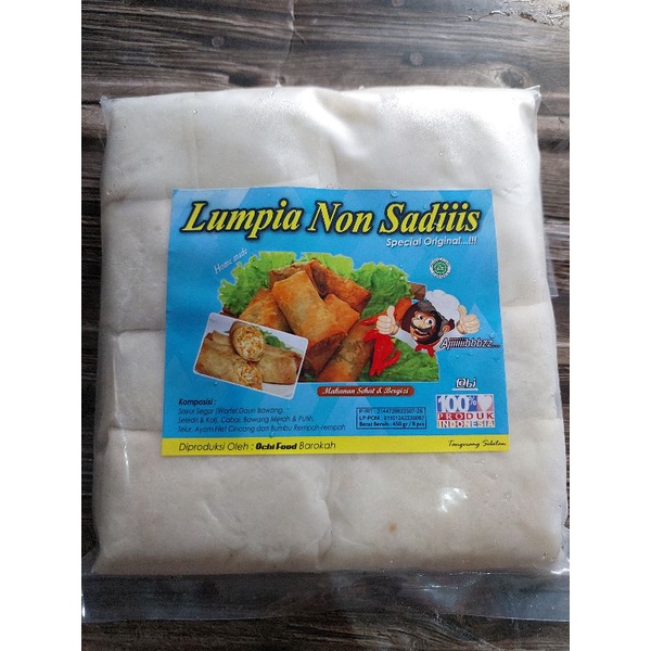 

Lumpia Non Sadis 8 pcs frozen